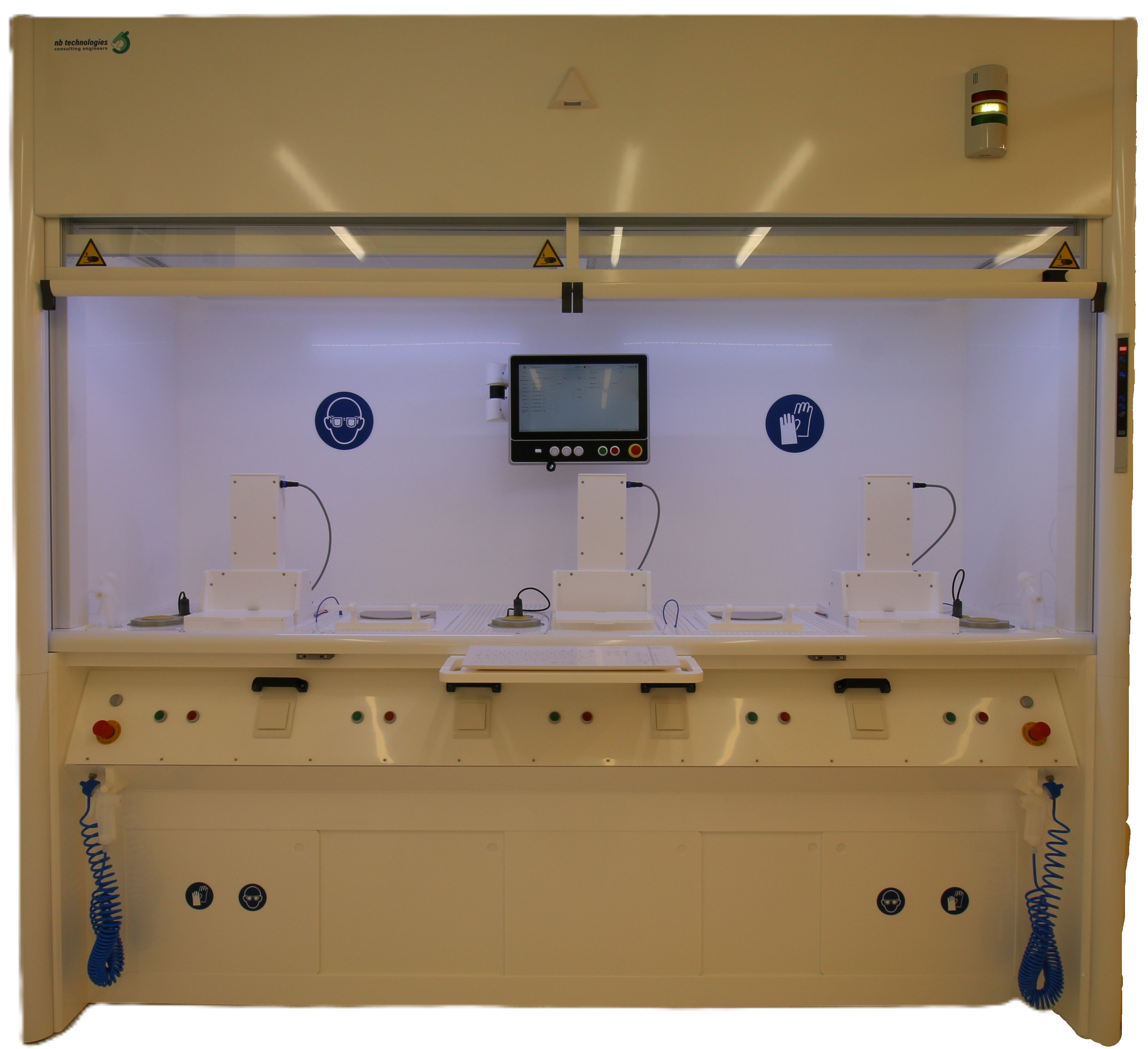 Nassbank mit Fan-Unit und Frontschieber